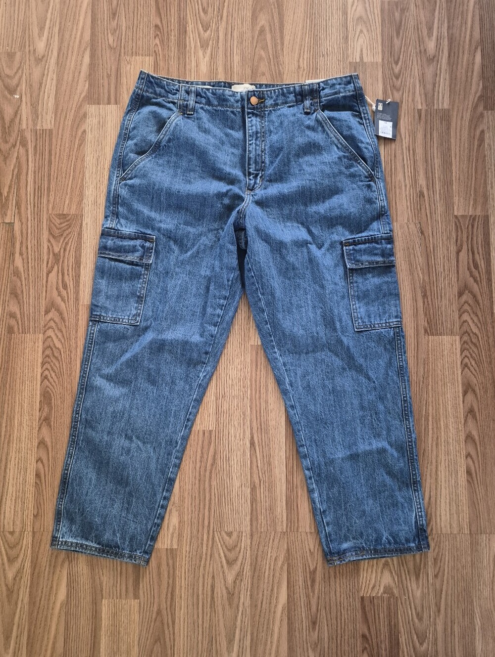 Universal Threads Women's 100% Cotton Non-Stretch Boyfriend Jeans